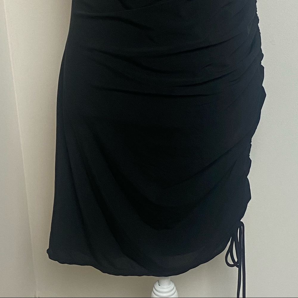 NWT Fashion Nova Dress Black Strapless Party Size XL - Picture 6 of 12